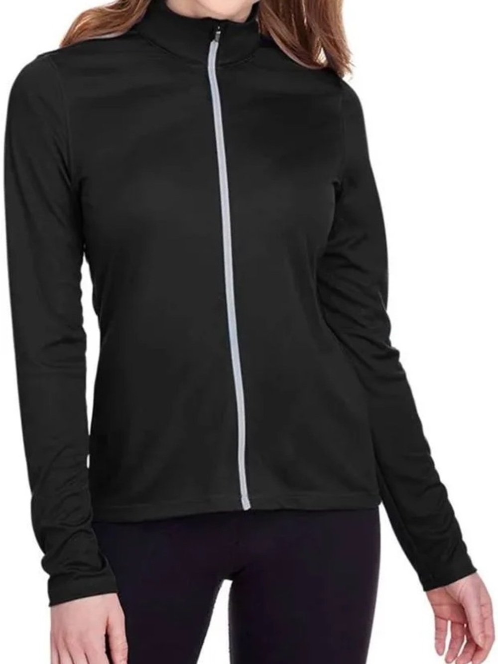 Puma Women's Black Full-Zip Lightweight Performance Jacket Small NWOT